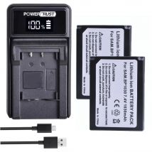 BP-1030 caricabatteria/DC124 compatibile con Samsung NX200 NX210 NX300 NX-300M NX1000 NX1100 NX2000 fotocamera as BP-1130