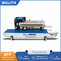 WILLITA SP7 Intelligenter Siegel-Tintenstrahldrucker, automatische Bandversiegelungsmaschine, QR-Barcode-Datumsdrucker für die Geschäftsautomatisierung