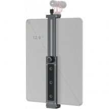 Adattatore per montaggio su treppiede per iPad in alluminio, supporto per fotocamera universale per iPad Pro 12.9/11 e tablet (6,5"-17,3") con filettatura da 1/4"