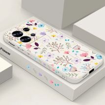 Bunte Blumen Muster Fall für Xiaomi Poco F6 X5 X6 13T 11T Pro Redmi Hinweis 13 14 13C 4G 12 11 13 14 Pro Plus 5G Soft Cover