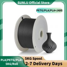SUNLU 5KG/Roll Large Roll PLA/PETG/PLA+ 3D Printer Filament-Moisture-Proof,Tangle-Free,Perfect For Long Prints From US/UK/EU/AU