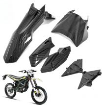 Front Fender for Surron Ultra Bee Carbon Fiber Headlight Cover Water Transfer Hand Guard E-bike for SURRON Mudguard Motorcycles