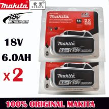 100% originale Makita 6Ah/5Ah/3Ah per batteria Makita 18V BL1830B BL1850B BL1850 BL1840 BL1860