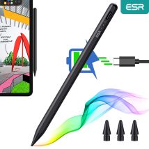 ESR Stylus Pen for iPad 9th/10th Generation iPad Pencil with Tilt Sensitivity for 2018-2022 iPad Pro 12.9/11 Air 5/4 Mini 6/5