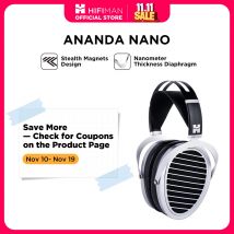HIFIMAN ANANDA NANO Open-back Planar Magnetic Hi-Fi Headphones with Nanometer Thickness Diaphragm