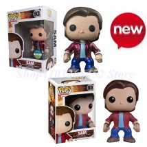NEW FUNKO POP!!! Supernatural Sam #93 black Blood Dean #94 Castiel #95 Blood Crowley #200 Bobby singer #305 Action Figure Toy