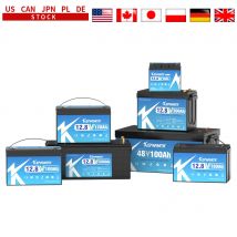 Paquete de batería LiFePO4 de 12V 100 120 135 200Ah para carrito de golf RV campistas todoterreno Bluetooth incorporado 6000 ciclos de energía de litio