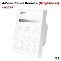 Miboxer t1 AC100-240V 4-zone 2,4 ghz 86touch panel fernsc halter controller einfarbige helligkeit einstellbar für led lampe/str