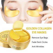 60 pz/scatola Alghe Oro Collagene Maschera Per Gli Occhi Anti Cerchi Scuri Rimozione Occhi Borse Idratante Anti-età Patch Per Gli Occhi Occhi Maschera Gel