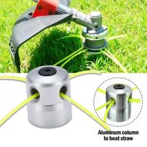Testina universale per decespugliatore in alluminio con quattro linee di decespugliatore, testina per decespugliatore, parte dello strumento di ricambio