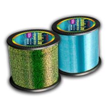 Lenza da pesca invisibile rivestita in fluorocarbonio monofilamento bionico spotato nylon 1000M linea maculata accessori per la pesca alla carpa