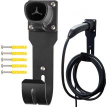 EV-Ladekabel-Aufhänger für Tesla Model 3, Y X S, Ladegerät-Halter, Wandhalterung, Düse, Holster, Dock, mobiler Ladegerät, Kabel-Organizer
