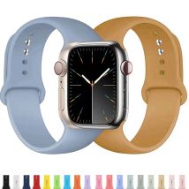 Silikon für Apple Watch Band 44mm 40mm 45mm 41mm 42mm 38mm 49mm 41 44 45mm Armband IWatch Serie 7 6 5 4 3 SE 8 9 Ultra Armband