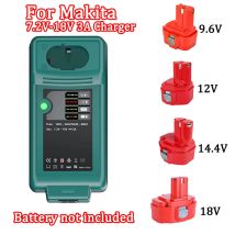 Per caricabatteria Makita 7.2V 9.6V 12V 14.4V 18V Ni-mh Ni-CD caricabatteria DC1804 dc14t DC1414F 9100A 9001 DC1801