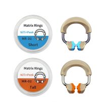 1 szt. Dentystyczny pierścień zaciskowy NITI, metalowe matryce, segmentowy system matrycowy profilowany, klips, narzędzia dentystyczne do zębów średnich i trzonowych, materiały stomatologiczne