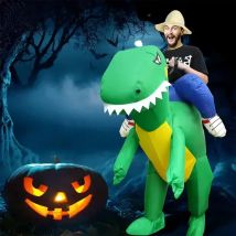 Aufblasbare Reit dinosaurier kostüm aufblasbare t rex kostüm versorgung erwachsene halloween aufblasbare dinosaurier kostüm kinder und erwachsene
