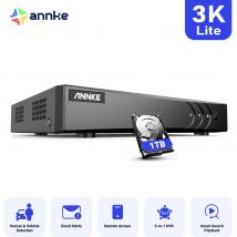 ANNKE 3K 5MP Lite 8CH HD Video Sorveglianza DVR 5IN1 TVI/AHD/CVI/CVBS/IPC Registratore Digitale Per 2MP 3MP 5MP IP CCTV Telecamere
