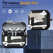 Sicherheit Lock Camouflage Fall Für Samsung Galaxy Buds 3 Pro Buds 3 Pro Buzz 3 Pro Abdeckung Ohrhörer Zubehör Coque Funda mit Haken