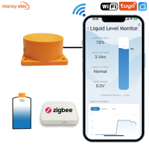 ME201WZ Wireless Zigbee Tuya App mobile Rilevatore Acqua Olio combustibile Sensore di livello del liquido Indicatore di allarme Monitor serbatoio remoto