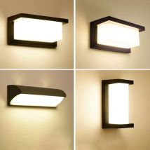 Moderne LED Außenwand leuchte IP65 wasserdichte Straßen laternen Veranda Balkon Garten Außen leuchte Licht Villa Home Leuchte