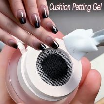 5ml Czarny Żel do Malowania Gradientem w Technice Cushion, Czarny Żel Ombre do Efektu Patting, Lakier Hybrydowy UV/LED, Efekt Blush Blooming Aura, Żel do Manicure, Lakier do Paznokci R$30@