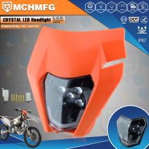 MCHMFG Dirt Bike Motorrad Scheinwerfer Scheinwerfer FÜR KTM EXC EXCF SX SXF XC XCF XCW XCFW 125 250 300 350 450 530