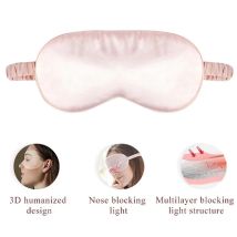 1pc Imitated Silk Shading Eye Cover Comfortable Travel Relax Soft Eyeshade Sleep Night Mask Health Sleeping Shield Care Tools