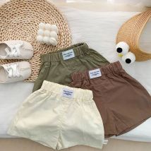 Pantaloncini da ragazzo, pantaloni estivi per bambini in cotone sottile, esterno medio cinque quarti, pantaloni bianchi per bambini, eleganti e fantastici