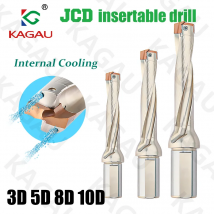 3D 5D 8D 10D Kronenbohrer mit interner Kühlung für Tieflochbohrungen, Durchmesser 10-25 mm, für HCD-Einsatz, einsetzbarer U-Bohrer