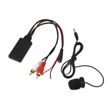 Modulo AUX Bluetooth 2 adattatore per cavo RCA con microfono vivavoce per Alpine per Pioneer