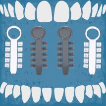Dental Rotation Keile Torsion Pad Kieferorthopädische Verbrauchsmaterialien Ligatur Behandlung Material Für Bögen Klammern Hosenträger Gummibänder
