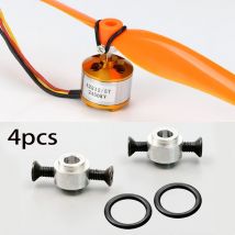 4 szt. 3.0/3.17/4.0MM Adapter ochronny śmigła samolotu Prop Saver ze śrubami zestaw gumowych o-ringów do bezszczotkowego silnika RC