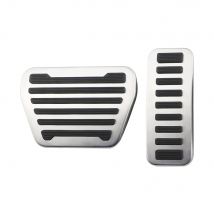 Edelstahl-Auto-Gas-Bremspedalabdeckung für Land Rover Discovery 5 2014–2020 Defender 110 2020 Range Rover Vogue 2013–2020