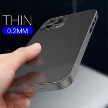 Colorful 0.3mm Ultra Thin Matte Case For iPhone 17 Air 16 15 14 13 12 mini 11 Pro X XS Max XR Translucent Hard Phone Cover