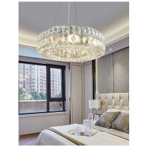 Modern Crystal Chandelier Luxury Lighting for Dining Room Living Room Hanging Lamp Stainless Steel Light Fixtures Lustre