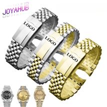 Für Rolex Five Bead Uhrenarmband Uhr Tägliches Modifikationszubehör Präzisionsstahlarmband Individuelles Logo für Greenwich Navigator