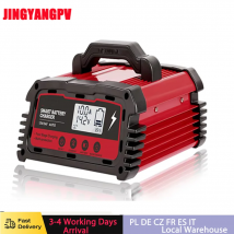 Caricabatteria intelligente a ricarica rapida 10A 20A 12V 24V Riparazione automatica Carica batteria al piombo Caricabatteria per auto