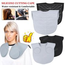 Wasserdicht Stylist Schneiden Cape Silikon Haar Färben Schal Hals Kragen Wrap Abdeckung Friseur Friseur Haar Färbung Zubehör