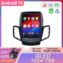 Android da 9.7 pollici per Ford Fiesta MK7 2009 - 2016 Autoradio Lettore multimediale Schermo di navigazione Unità principale Multimedia GPS per auto