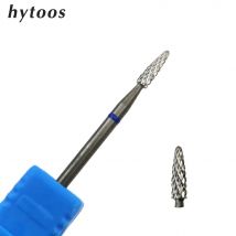 HYTOOS Punta per unghie in carburo per cuticole 3/32 "Fresa rotativa in metallo duro per strumento per accessori per unghie manicure