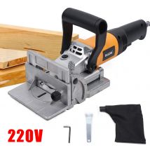 Holzfräser 220 V 760 W Holzbearbeitung Zapfenschneidemaschine Holzschlitzmaschine für Dockingbrett