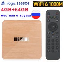 Mecool km6 atv android 10 amlogic s905x4 smart android tvbox 10,0 wifi 6 1000m bt 5,0 4gb 64gb media player präfix