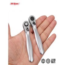 72 Teeth Socket Mini Wrench 1/4 Inch Double Ended Quick Release Socket Ratchet Wrench Hexagon Spanner Rod Screwdriver Bit Tool