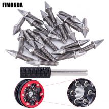 24 viti a esagono incassato per cingolato RC in scala 1/10 1/8 - Bulloni esagonali a spillo con cacciavite (adatto SCX10, D90, TRX4)