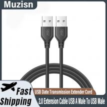 2.0 Verlängerungskabel USB A Stecker auf USB Stecker Dual USB für Kühler Festplatte Webcom Kamera USB Datum Übertragung Verlängerungskabel