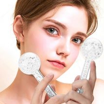 Große Schönheit Eishockey Energie Schönheit Kristall kugel Gesichts kühlung Eis kugeln Wasserwelle Gesicht und Augen massage Hautpflege 1 stücke