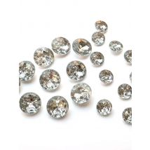 10pc/lot glass Rhinestone small buttons for coat Decorative sewing Acrylic button for cashmere Knit cardigan DIY craft supplies