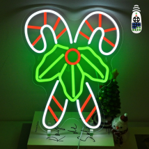 Weihnachten Süßigkeiten Neon Zeichen USB Dimmbare Home Wand Dekor für Leuchten Acryl Zimmer Dekor für Schlafzimmer Bar Party Kunst Geschenk Zubehör