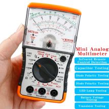 NJTY S472PRO Mini-Analog-Multimeter, universelles hochpräzises mechanisches Anti-Burn-Multimeter
