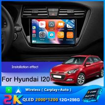 Android 15 Carplay Auto Radio Für Hyundai I20 LHD 2015 2016 2017 2018 Navigation GPS Multimedia Player WiFi + 4G Auto stereo BT DSP